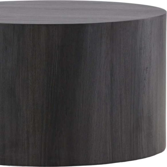 FURNLUX Table basse York Noir 80cm / Couleur principale : Noir / Dimensions : 80 x 80 x 45 cm