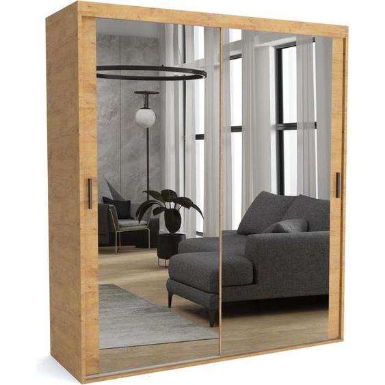 FURNLUX Tapis de vestiaire A Beige 130cm / Couleur principale : Beige / Dimensions : 130 x 60 x 205 cm