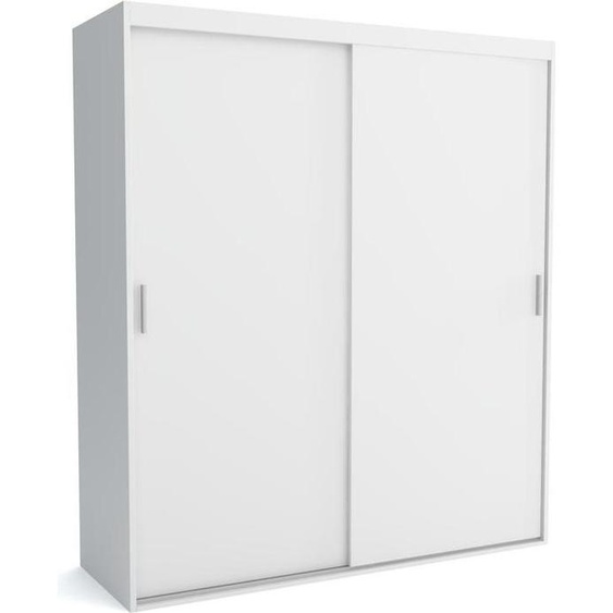 FURNLUX Tapis de vestiaire A Blanc 130cm / Couleur principale : Blanc / Dimensions : 130 x 60 x 205 cm