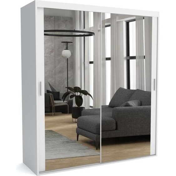 FURNLUX Tapis de vestiaire A Blanc 130cm / Couleur principale : Blanc / Dimensions : 130 x 60 x 205 cm