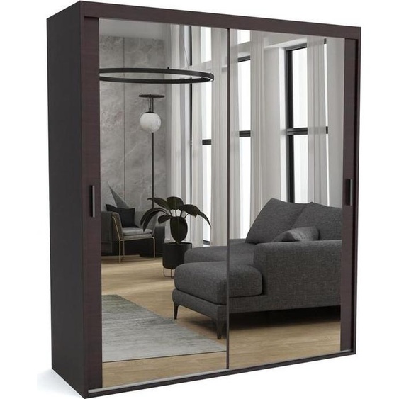 FURNLUX Tapis de vestiaire A Marron 120cm / Couleur principale : Marron / Dimensions : 120 x 60 x 205 cm