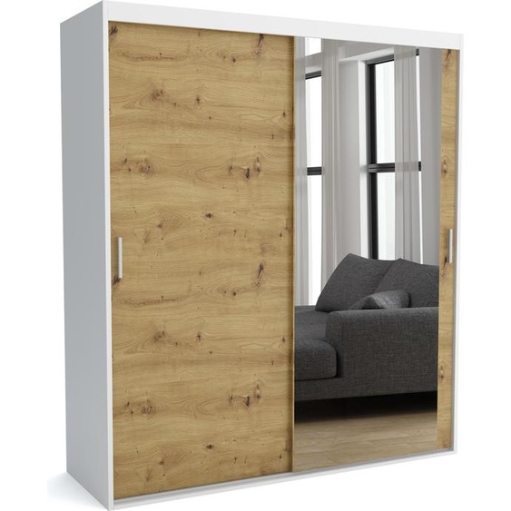 FURNLUX Tapis de vestiaire A Marron Et Blanc 110cm / Couleur principale : Marron / Dimensions : 110 x 60 x 205 cm