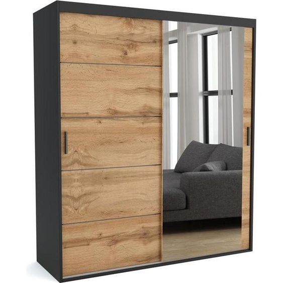 FURNLUX Tapis de vestiaire A Marron et Noir 150cm / Couleur principale : Marron / Dimensions : 150 x 60 x 205 cm