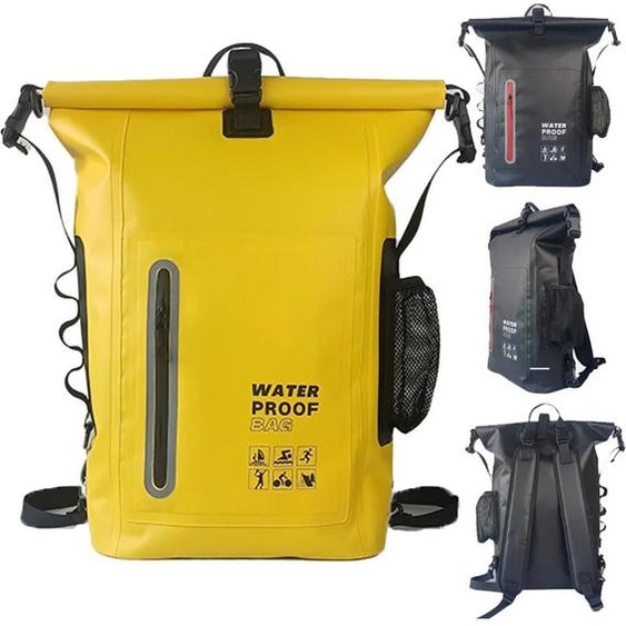 Furukroa Sac sec étanche pour Kayak, sac à dos de natation à dérive, grand Trekking en rivière, épaule de plage, plongée, Rafting sec, canoë, sac de Camping en PVC