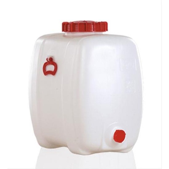 Fût 60l PE blanc 2 poignées Ouverture de remplissage-D.200mm GRAF