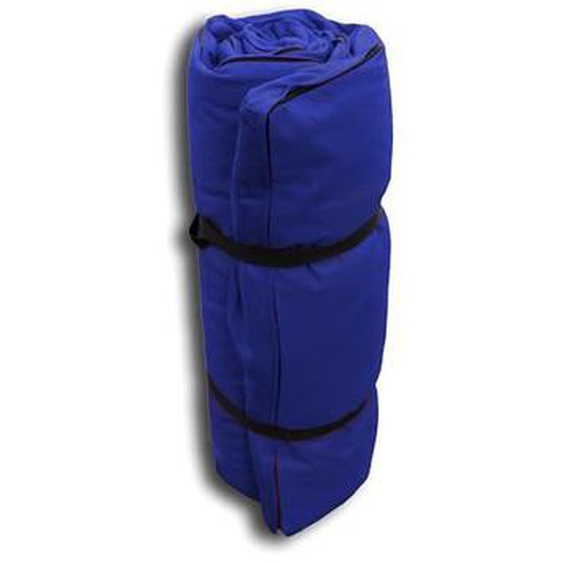 Futon Portable - ACUONE - 140x200 cm - Bleu - Pratique pour Shiatsu, Yoga et Méditation