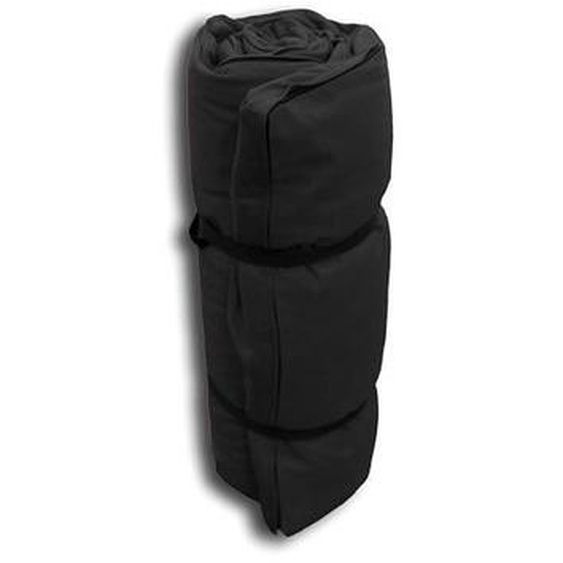 Futon Portable Noir, 200x140x4 cm