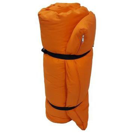 Futon Portable Orange, 200x80x4 cm