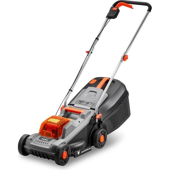 FUXTEC Tondeuse à gazon sans fil 20V, tondeuse pour jardins petits à moyens, bac de ramassage 30 L, largeur de coupe 30 cm, silencieuse/légère FX-E1RM20ECO
