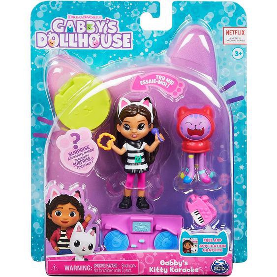 Gabbys Dollhouse Gabbys Kitty Karaoke Figurine Et Chat Multicolore