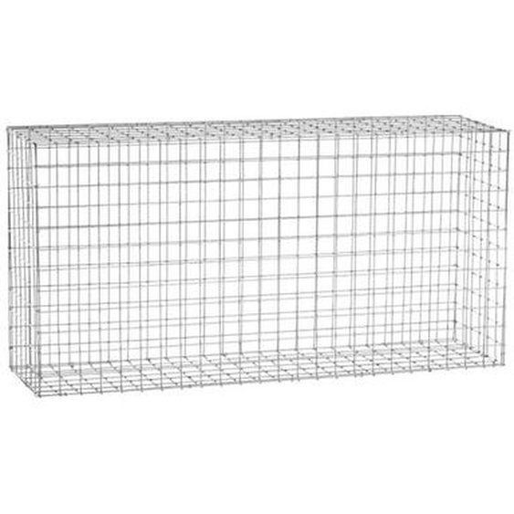 Gabion acier galvanisé L120 x H60 x Pr.30 cm tirants et crampons inclus