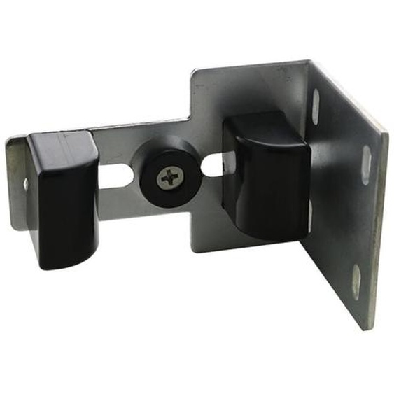 Gâche pour portail coulissant 3 fonctions noir - SECURY-T
