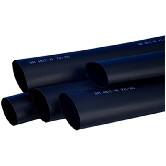 Gaine thermorétractable 39/13 mm, noire - Gaine thermorétractable à paroi fine 39/13mm noire GTI 300...