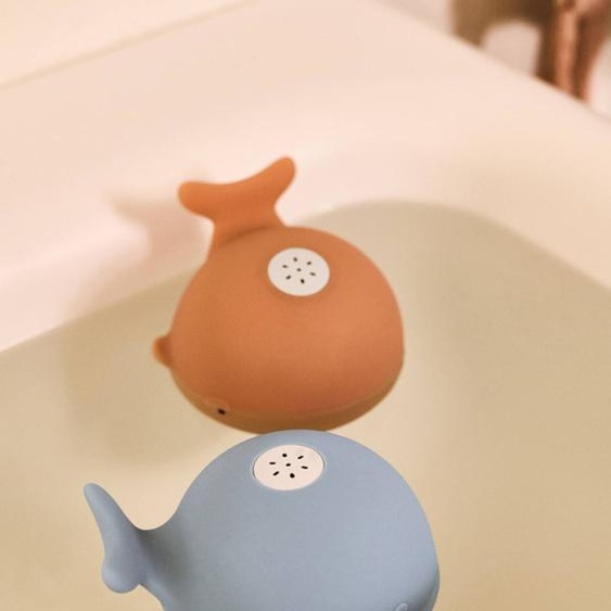 Galen baleine arroseur de bain bleu