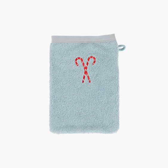 Gant de toilette coton Artica givre