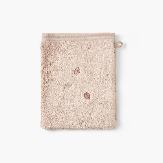 Gant de toilette coton et viscose de bambou Equinoxe II cappuccino