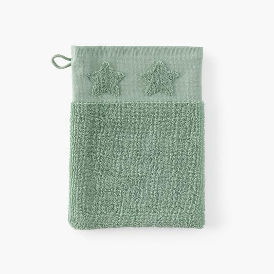 Gant de toilette coton Monjour eucalyptus