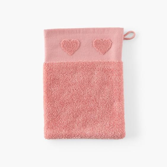 Gant de toilette coton Monjour sorbet