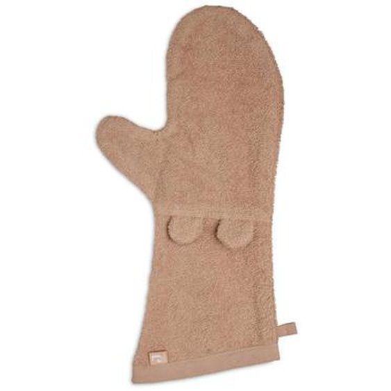 Gant De Toilette Éponge En Coton Biscuit