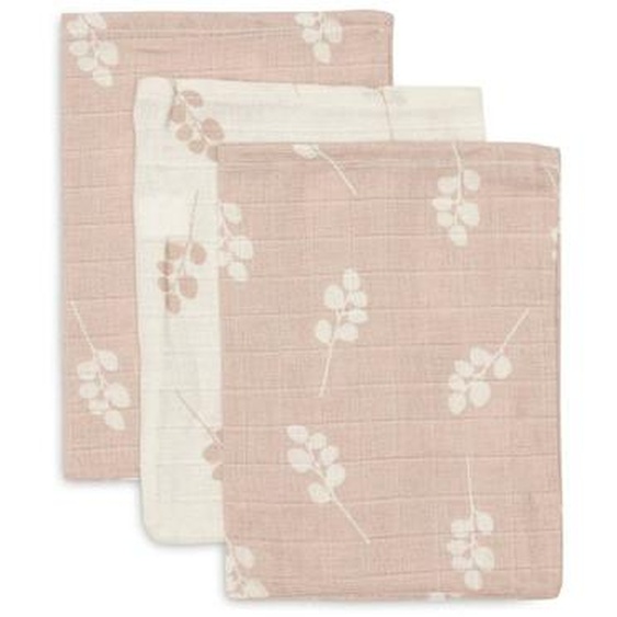 Gants De Toilette En Gaze De Coton Twig (3 Pcs) Rose Sauvage