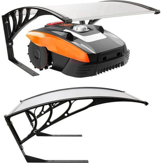 Garage de Tondeuse Robot Abri pour Robot Taille 102 x 79 x 46 cm avec Pieds en métal matériel de Montage Inclus - Arebos