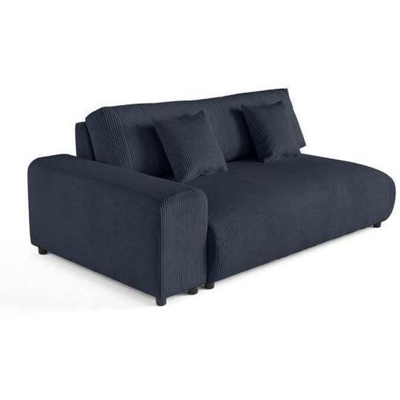 Garance - module dassise 3 places avec accoudoir gauche - en velours côtelé