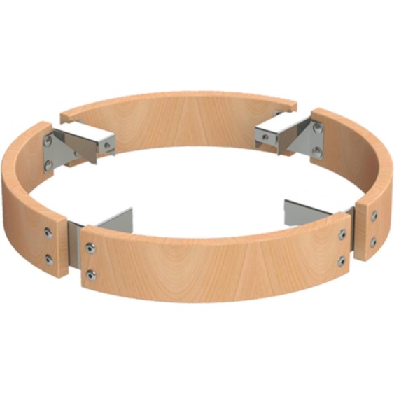 Garde-corps Harvia Cilindro, 520 mm. Pour poêle de sauna de 10,8 kW, bouleau traité thermiquement