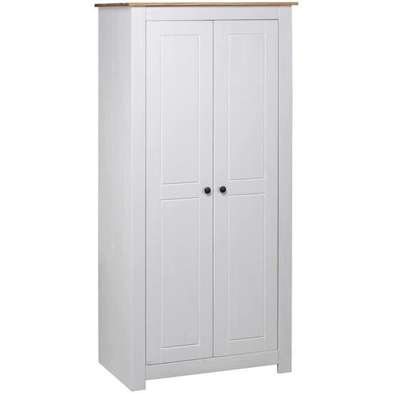 Garde-robe Blanc 80x50x171,5 cm Pin massif Assortiment Panama