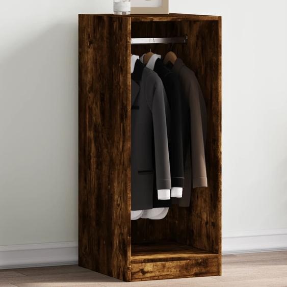 Garde-robe chêne fumé 48x41x102 cm bois dingénierie