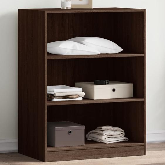 Garde-robe chêne marron 77x48x102 cm bois dingénierie