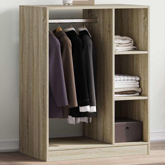 Garde-robe chêne sonoma 77x48x102 cm bois dingénierie