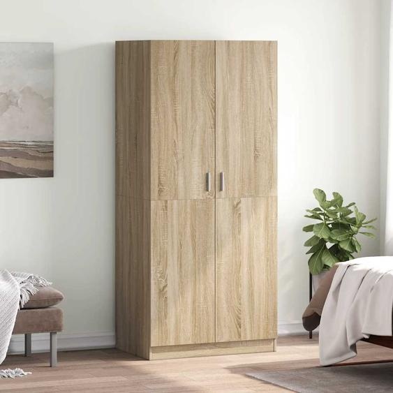 Garde-robe Chêne sonoma 80x52x180 cm Bois d’ingénierie