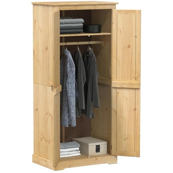 Garde-robe Corona 76x50x170 cm bois de pin massif
