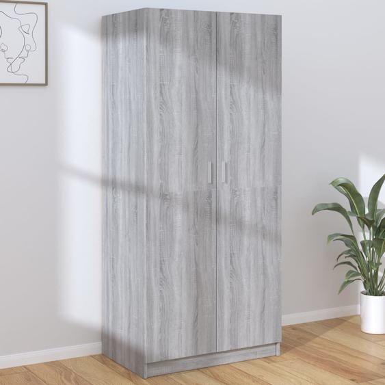 Garde-robe Sonoma gris 80x52x180 cm Bois dingénierie