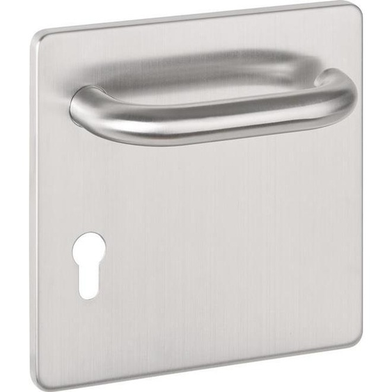 Garniture pour plaque large NW-405-5 acier inoxydable mat WC Garniture pour plaque large WC