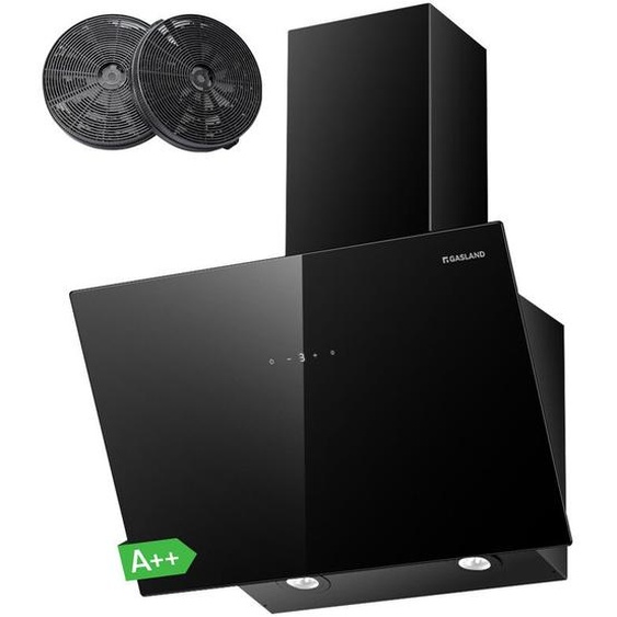 Gasland Chef - gasland AR60BS Hotte aspirante sans tête 60cm, Hottes aspirantes silencieuses, évacuation dair eek a++, 577 m³/h, Verre noir 9
