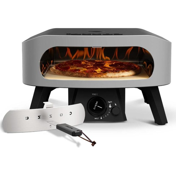Gaspizzaoven – Four à pizza – Grill à pizza – Four extérieur avec plaque de cuisson en cordiérite et brûleur de 6,0 kW
