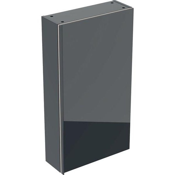 Geberit Acanto armoire murale 500639161 45x82x17,4cm, verre noir - noir mat