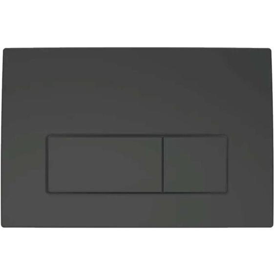 Geberit Delta 50 Plaque de commande double touche, Noir mat (115.119.14.1)