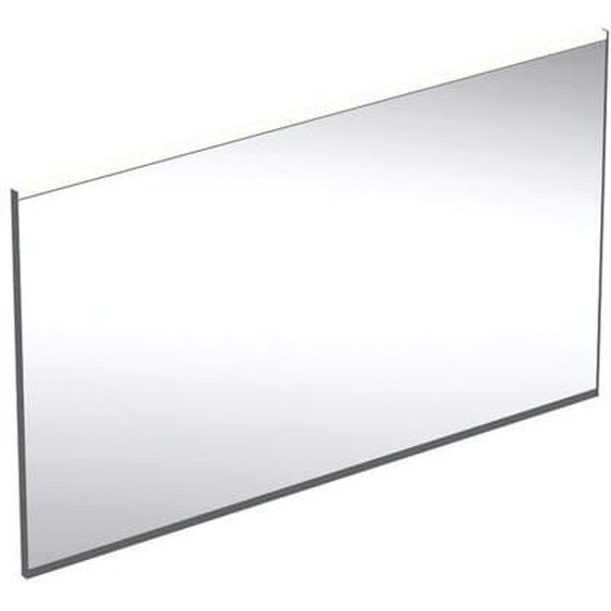 Geberit Option Plus Miroir lumineux carré 502785141 120 x 70 cm, noir mat/aluminium anodisé, éclairage direct/indirect