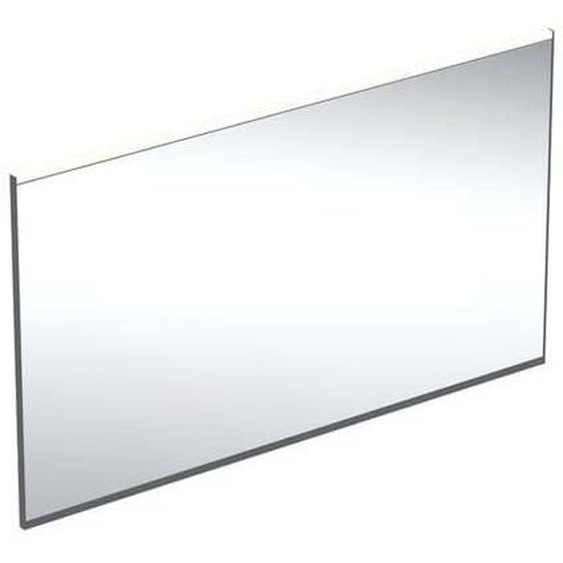 Geberit Option Plus Miroir lumineux carré 502785141 120 x 70 cm, noir mat/aluminium anodisé, éclairage direct/indirect