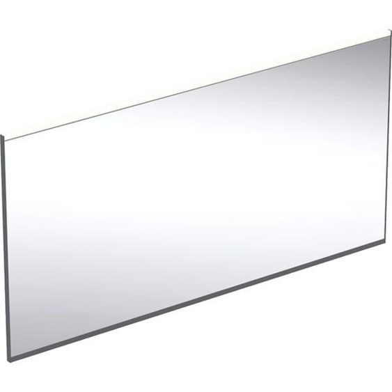 Geberit Option Plus Miroir lumineux carré 502786141 135 x 70 cm, noir mat/aluminium anodisé, éclairage direct/indirect