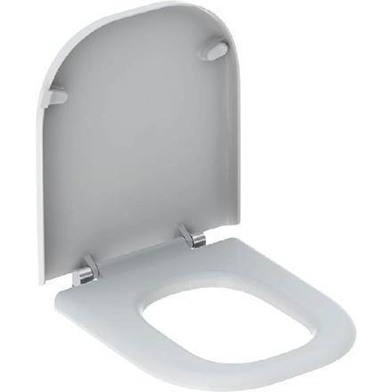 Geberit Selnova Comfort - Abattant WC sans barrière Carré, duroplast, blanc 500.793.01.1