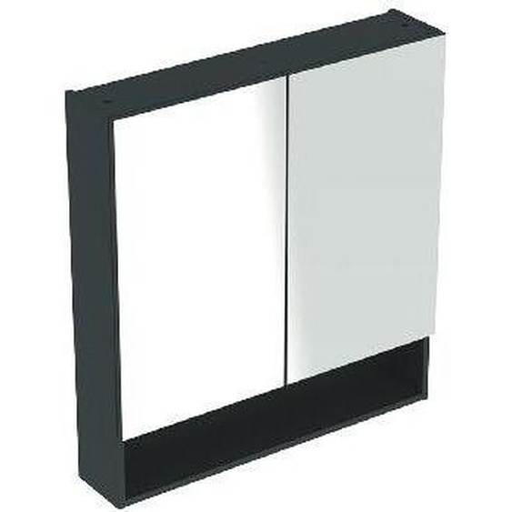 Geberit Selnova Square - Armoire de toilette 850x788x175 mm, 2 portes, lava mat 501.269.00.1