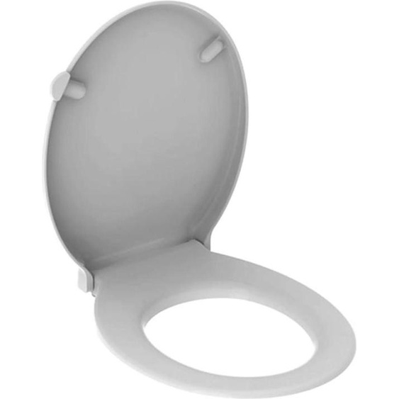Geberit siège de WC Renova Comfort sans obstacle, fixation antibactérienne depuis dessous blanc