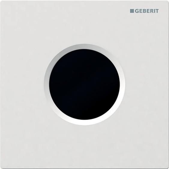 Geberit Sigma 01 Plaque de commande pour WC infrarouge 13x13cm encastrable Blanc 116021115