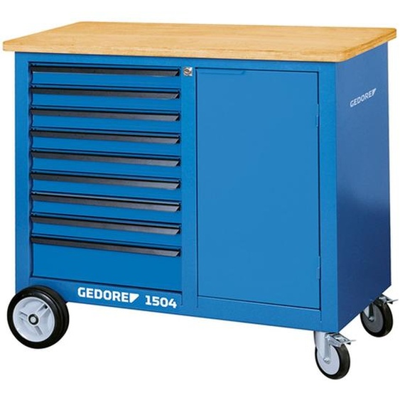 GEDORE 1504 EU Établi à roulettes avec assortiment, 1873849