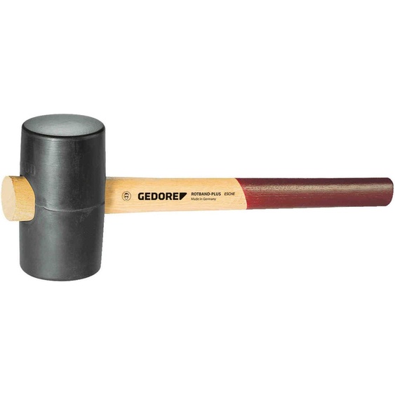 GEDORE 227 E-3 Marteau en caoutchouc avec manche en frêne, d 75 mm, 8827040