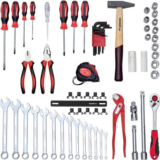GEDORE red R21650057 Jeu doutils VIS dans un coffret à outils 57 pièces, 3301640