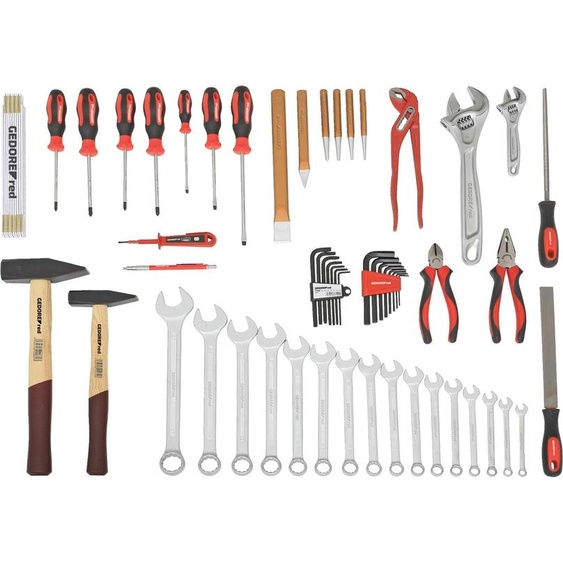 GEDORE red R21650059 Jeu doutils ALLROUND dans un coffret à outils 59 pièces, 3301635